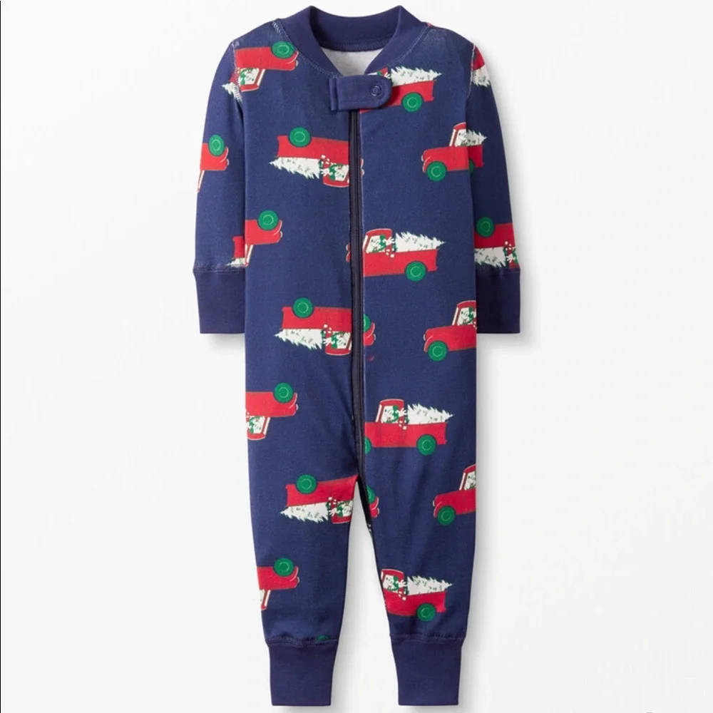 Hanna Andersson Baby Zip Sleeper Pajama 50 cm/0-3 Months Disney Mickey Mouse NWT
